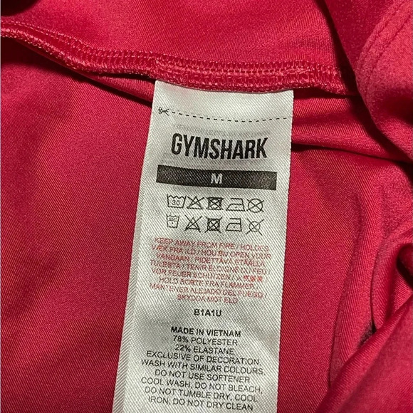 Gymshark Women's TRAINING CROPPED LEGGINGS IN Pink MEDIUM - Picture 5 of 5